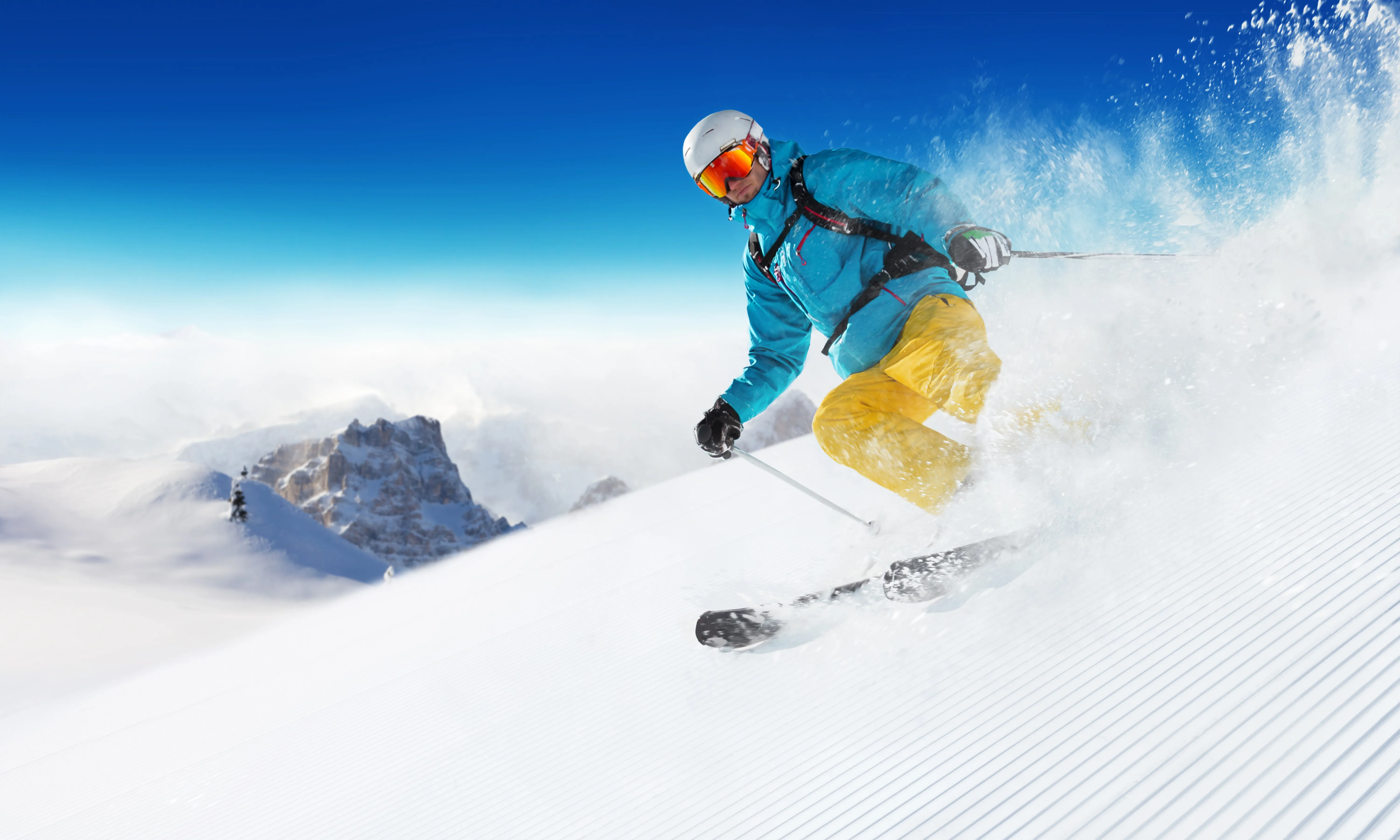 Prevent injuries while skiing