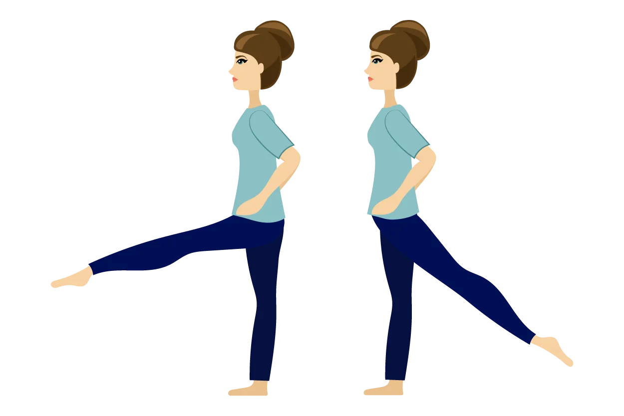 Hip stretch and flex