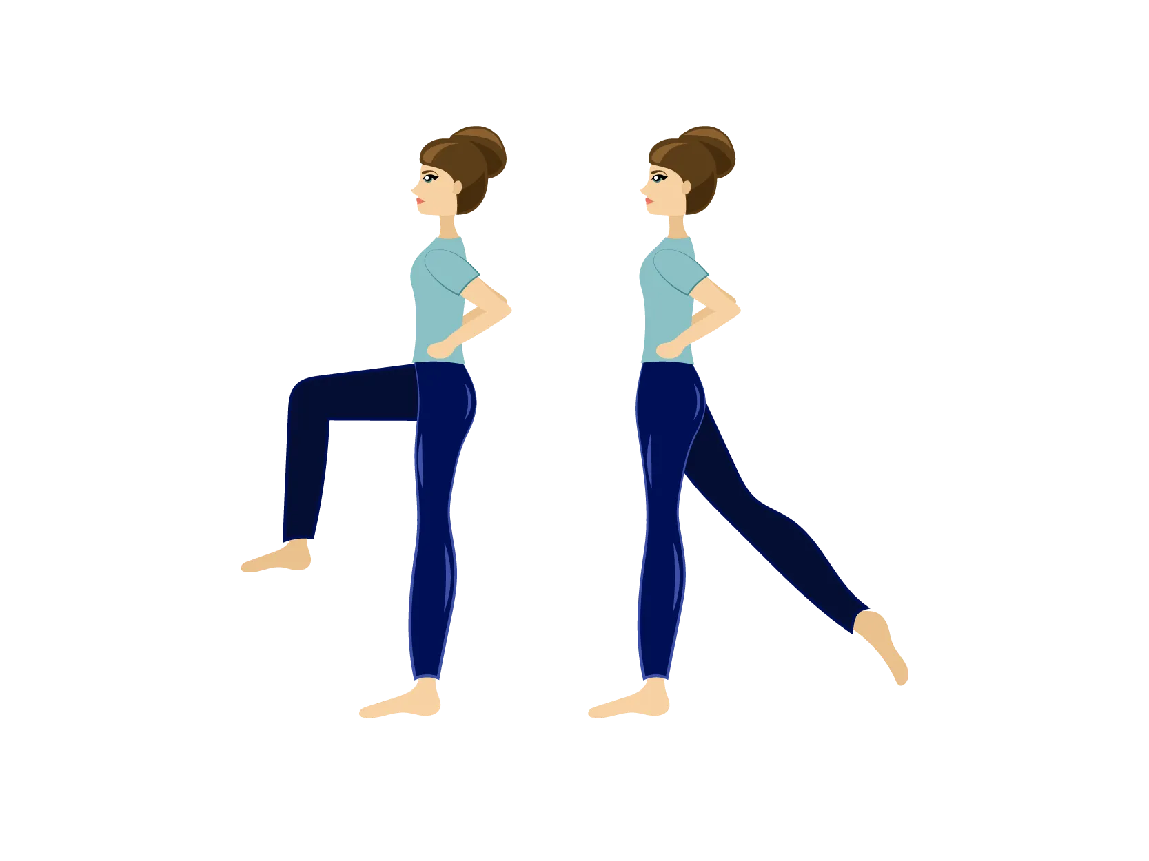 Leg movement exercise